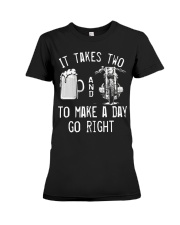 Beer And Motor Premium Fit Ladies Tee tile