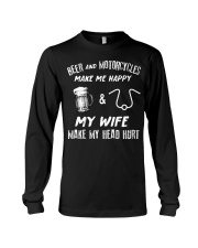 Beer And Motorcycles Long Sleeve Tee tile