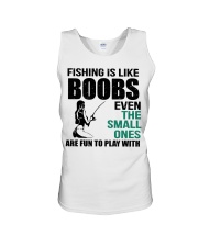 Fishing Anh Boob Unisex Tank tile