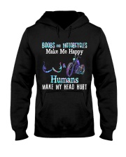 Boob and Motorcycles Hooded Sweatshirt tile