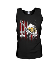 Rock And Beer Unisex Tank tile