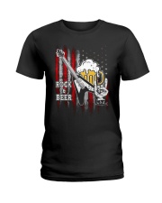 Rock And Beer Ladies T-Shirt tile