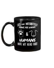 Cats And Motorcycles Mug back