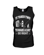 Fishing And Beer Unisex Tank tile