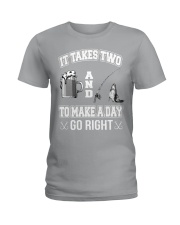 Fishing And Beer Ladies T-Shirt tile