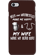 Beer And Motorcycles Phone Case tile