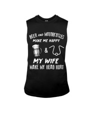 Beer And Motorcycles Sleeveless Tee tile