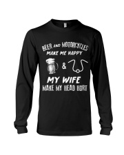 Beer And Motorcycles Long Sleeve Tee tile