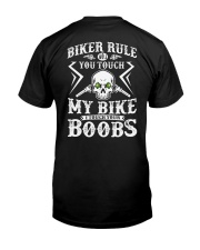 Biker Rule Classic T-Shirt back