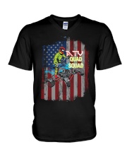 Tshirt ATV Quad Squad 2 Slide V-Neck T-Shirt tile