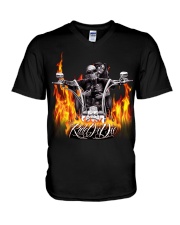 Biker Life V-Neck T-Shirt tile