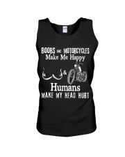 Boobs And Motorcycles Unisex Tank tile