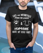 Cats And Motorcycles Classic T-Shirt apparel-classic-tshirt-lifestyle-front-45
