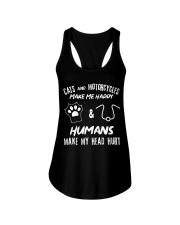Cats And Motorcycles Ladies Flowy Tank tile