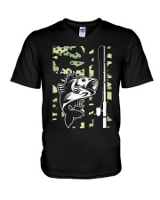 Fishing V-Neck T-Shirt tile