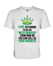 Smockers V-Neck T-Shirt tile