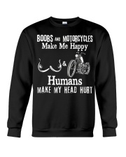 Boobs And Motorcycles Crewneck Sweatshirt tile