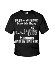 Boobs And Motorcycles Youth T-Shirt tile