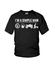 ATV Racing I'm A Simple Man Youth T-Shirt tile