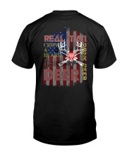 Real Man Hunt Deer Drink Beer Classic T-Shirt back