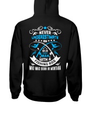 Old Man Fishing Hooded Sweatshirt tile