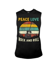 Tshirt Peace Love Rock And Roll Sleeveless Tee tile