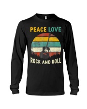 Tshirt Peace Love Rock And Roll Long Sleeve Tee tile