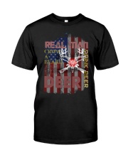 Real Man Hunting Deer Classic T-Shirt front