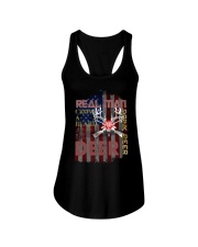 Real Man Hunting Deer Ladies Flowy Tank tile