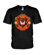 man united V-Neck T-Shirt front