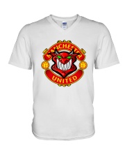 man united V-Neck T-Shirt thumbnail