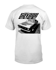 1969 Plymouth Barracuda Savage GT Tee Premium Fit Mens Tee back