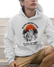 Sloth Hiking Team Hooded Sweatshirt apparel-hooded-sweatshirt-lifestyle-front-52