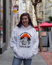 Sloth Hiking Team Hooded Sweatshirt lifestyle-unisex-hoodie-front-2