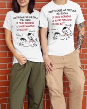 Personalized Couple Valentine Shirts Classic T-Shirt apparel-classic-tshirt-lifestyle-front-150
