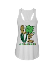 Librarian Ladies Flowy Tank tile