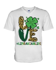 Librarian V-Neck T-Shirt tile