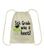 5TH GRADE WAS A HOOT Drawstring Bag tile