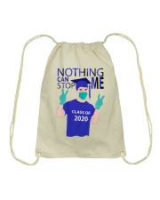 ROYAL BLUE - NOTHING CAN STOP ME Drawstring Bag tile