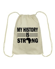 My History Is Strong Drawstring Bag tile