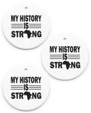 My History Is Strong Circle Ornament (Porcelain) tile