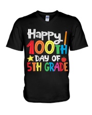 5TH GRADE 100 DAYS V-Neck T-Shirt thumbnail