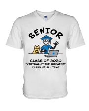 SENIOR CLASS OF 2020 V-Neck T-Shirt tile