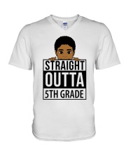 5TH GRADE BOY V-Neck T-Shirt tile