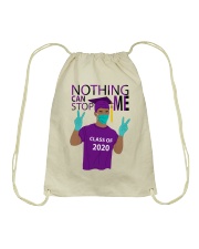 PURPLE - NOTHING CAN STOP ME Drawstring Bag thumbnail