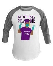 PURPLE - NOTHING CAN STOP ME Baseball Tee thumbnail