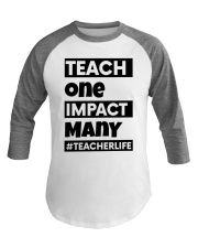 TEACHER LIFE Baseball Tee tile