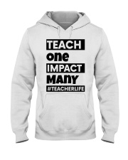 TEACHER LIFE Hooded Sweatshirt tile