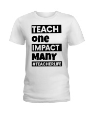 TEACHER LIFE Ladies T-Shirt tile