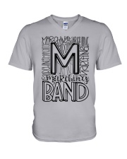 MARCHING BAND TYPOGRAPHY V-Neck T-Shirt thumbnail